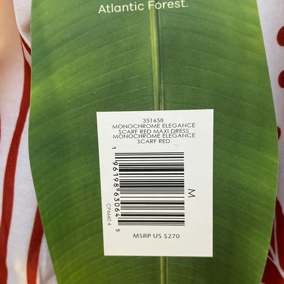 Farm Rio one shoulder red and white maxi dress​ - Picture 7 of 11